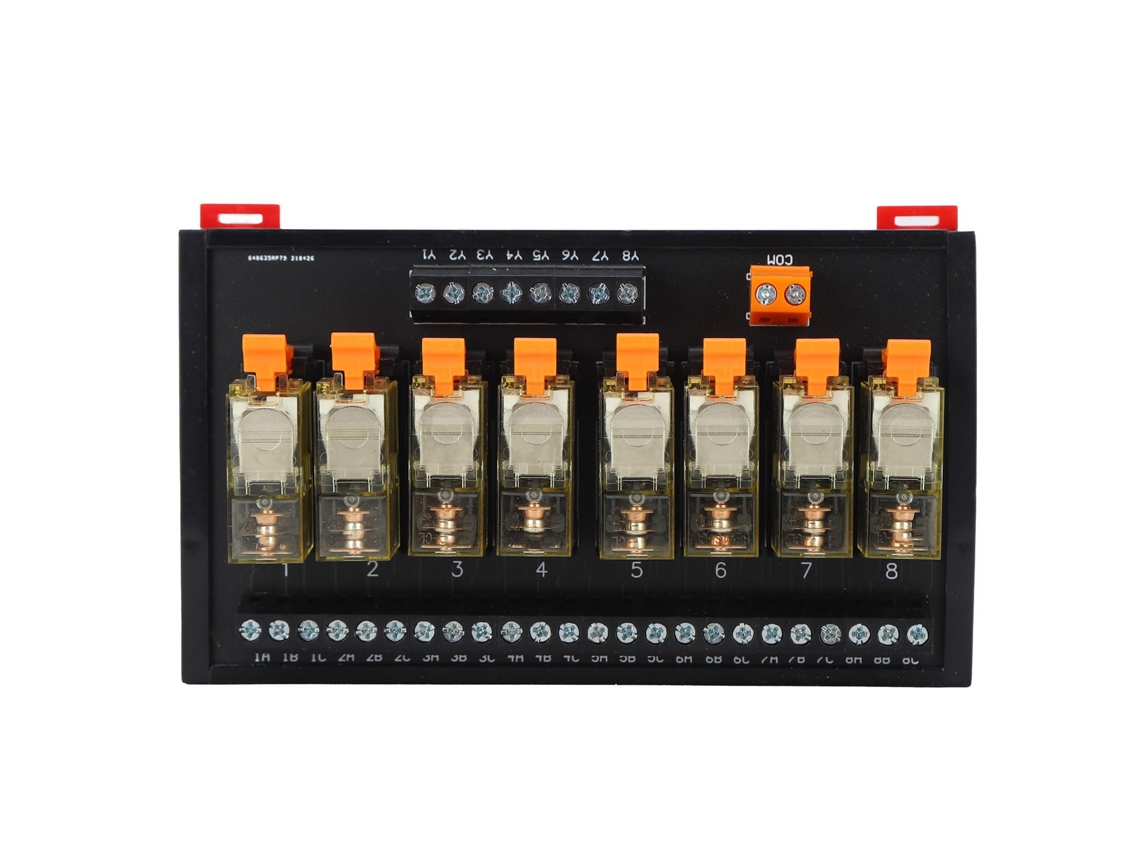 Módulo De Relé Intermedio Plc De 8 Vías Con 1 Abierto Y 1 Cerrado Control Board Ac
