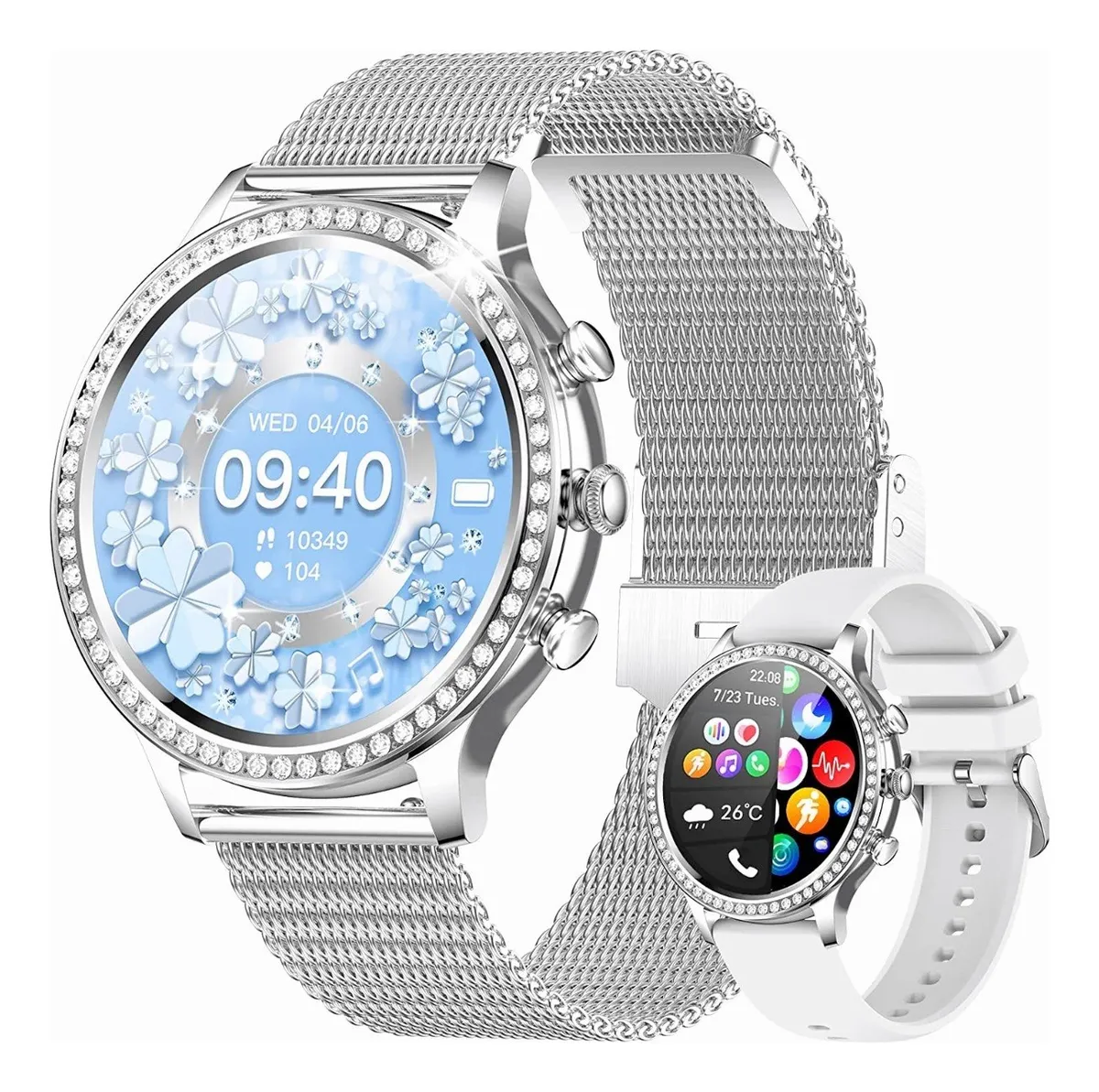 Reloj inteligente para recibir llamadas y monitor de actividad para mujeres (vayotoy)