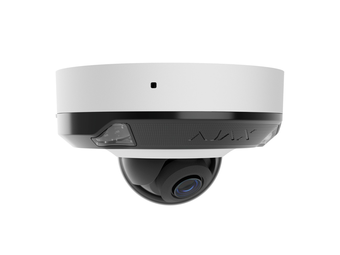 Cámara de seguridad IP Ajax Domecam 5MP 2.8mm CMOS de escaneo progresivo blanca