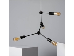 Lámpara de Suspensión LEDKIA Molecular (Negro - E27 - 40 W)