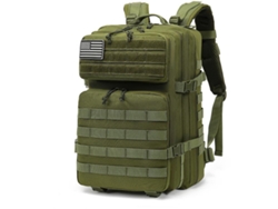 Mochila Táctica Multifuncional De Gran Capacidad De 45 L (verde Militar), Chrui
