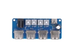 Veloriskku-módulo De Expansão De Potência 4 Canais Splitter Usb Controle Botão Placa 5v