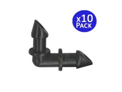 Codo Microtubo 4Mm para Unir Microtubo 4,5 X 6,5Mm Pack 10 SUINGA