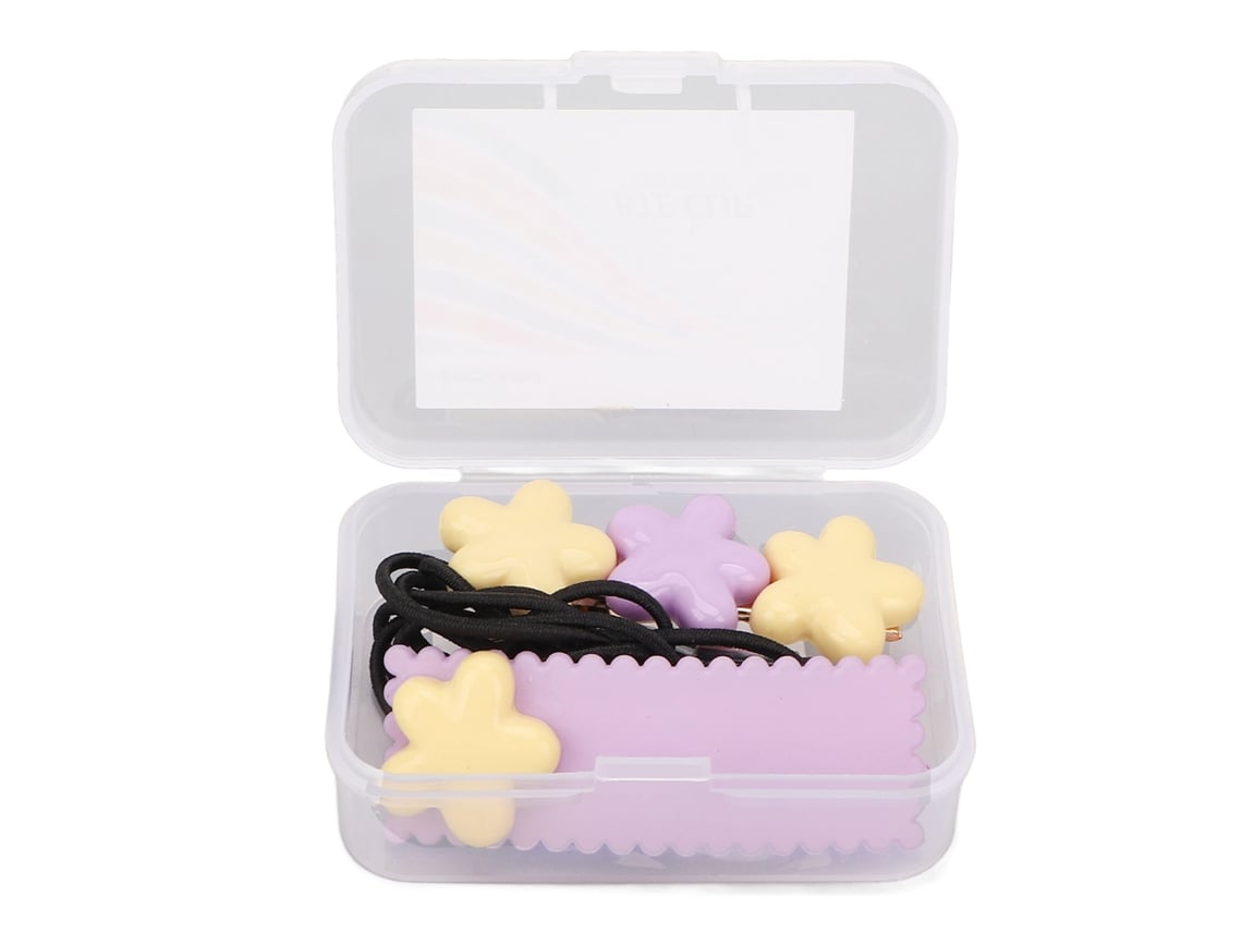 Clip Para Audífonos Con Lazo Flexible Y Diseño De Flores Lindas Protector Portátil Para Niños Binaural
