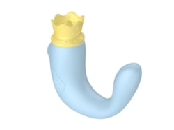 Vibrador de succión para lamer la lengua 3 en 1 con múltiples modos para mujeres (azul) YIZHOOD