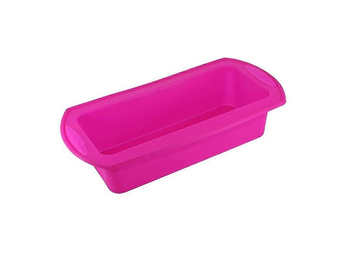 Molde De Pan De Silicona Antiadherente Para Hornear Pan, Tarta, Pastel Y Albóndiga, Resistente A Altas Temperaturas, Lavavajillas Seguro 3*rosa
