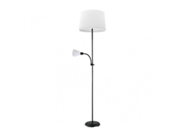 Rilon 1xe271xe14 Soporte de suelo con lector Pantalla blanca negra 175,5x40x40 cm Fabrilamp