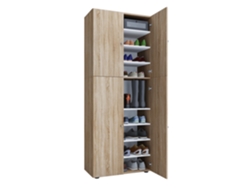 Zapatero grande de madera XXL de lona de 9 cm
