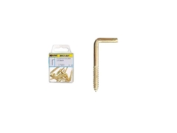 Alcayatas Rosca Latonada 17x40 mm Brico Self 15 unidades WOLFPACK LINEA PROFESIONAL