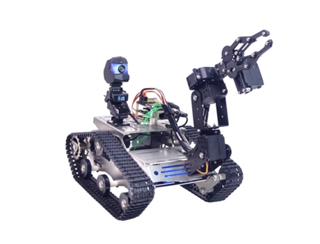 Wifi Bluetooth- Kit de Coche Robot Tanque Fpv Con Palanca Garra Pequeña