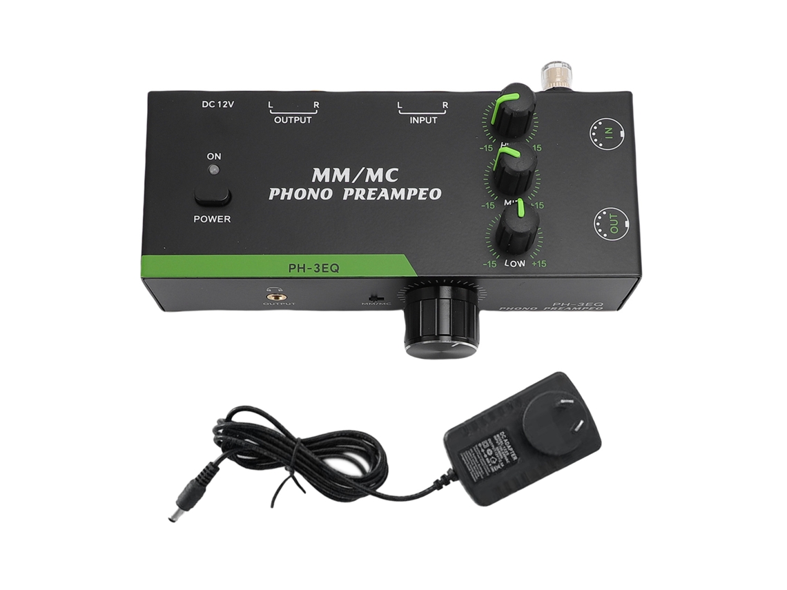 El Preamplificador Admite Tocadiscos Mm/mc, Auriculares De 3.5mm Y Salidas Rca Y Xlr.