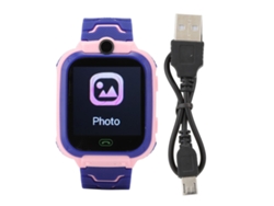 Reloj Inteligente Para Niños (posicionamiento, Cámara) Q12 Rosa Para Ios/android