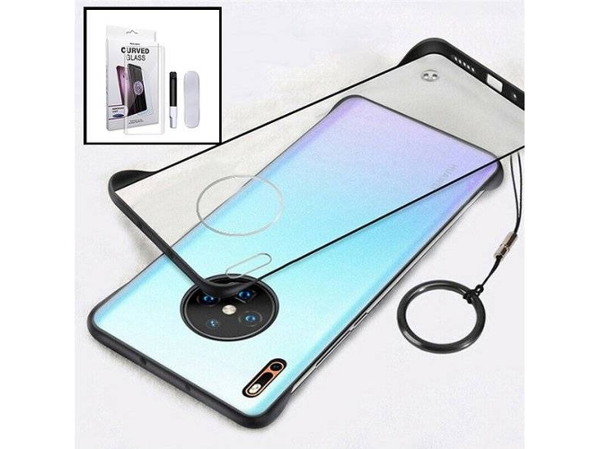 Funda + Protector Huawei Mate 30 Pro 5G Invisible Bumper (Transparente)