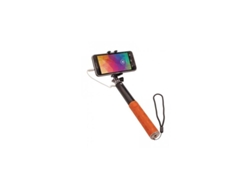 Selfie Stick MANTA con Cables Naranja