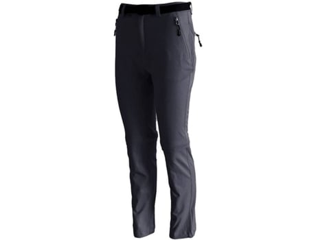Pantalones para Mujer JOLUVI Soft4desm Negro para Montaña (S)