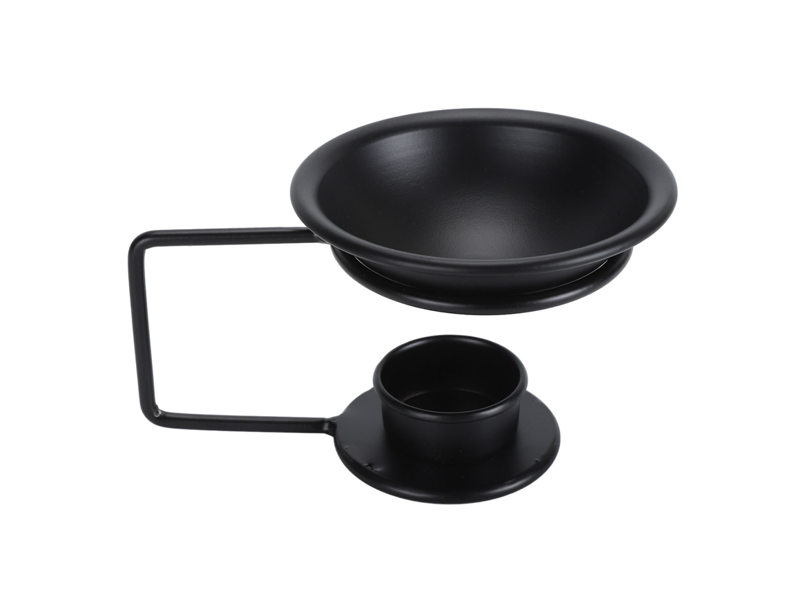 Fundidor de cera profesional de hierro para aceites esenciales con base.