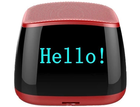 Altavoz Bluetooth Mini subwoofer de audio inalámbrico Compatible con reproducción de tarjeta TF Kit manos libresBISBISOUSred
