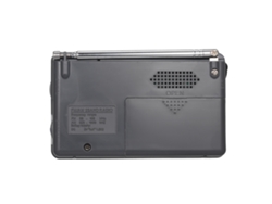 Radio Portátil Mini Indin Bc-r2048 Con 2 Bandas, Altavoz, Conector Para Auriculares Y Antena Telescópica.