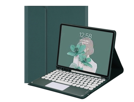 Carcasa Flip Cover y Teclado Bluetooth YIMGOTTA para iPad Pro12.9(2022/2021/2020/2018)