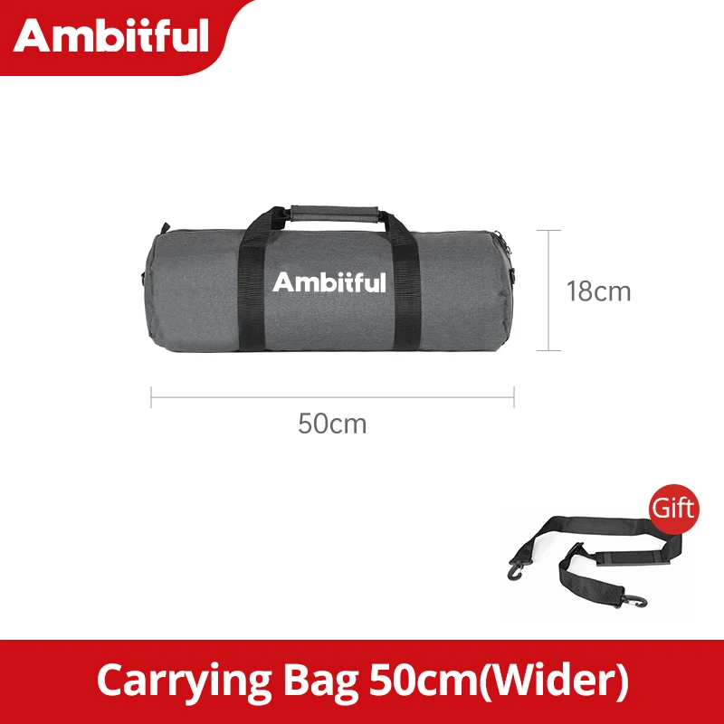 Bolsa de transporte acolchada para monopié/trípode de cámara, correa de hombro portátil, 50 cm