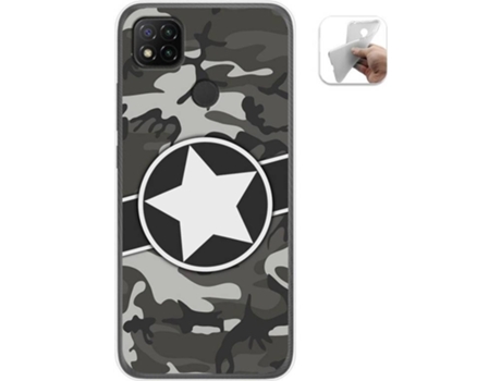 Carcasa Xiaomi Redmi 9C TUMUNDOSMARTPHONE Camuflaje 02 Multicolor