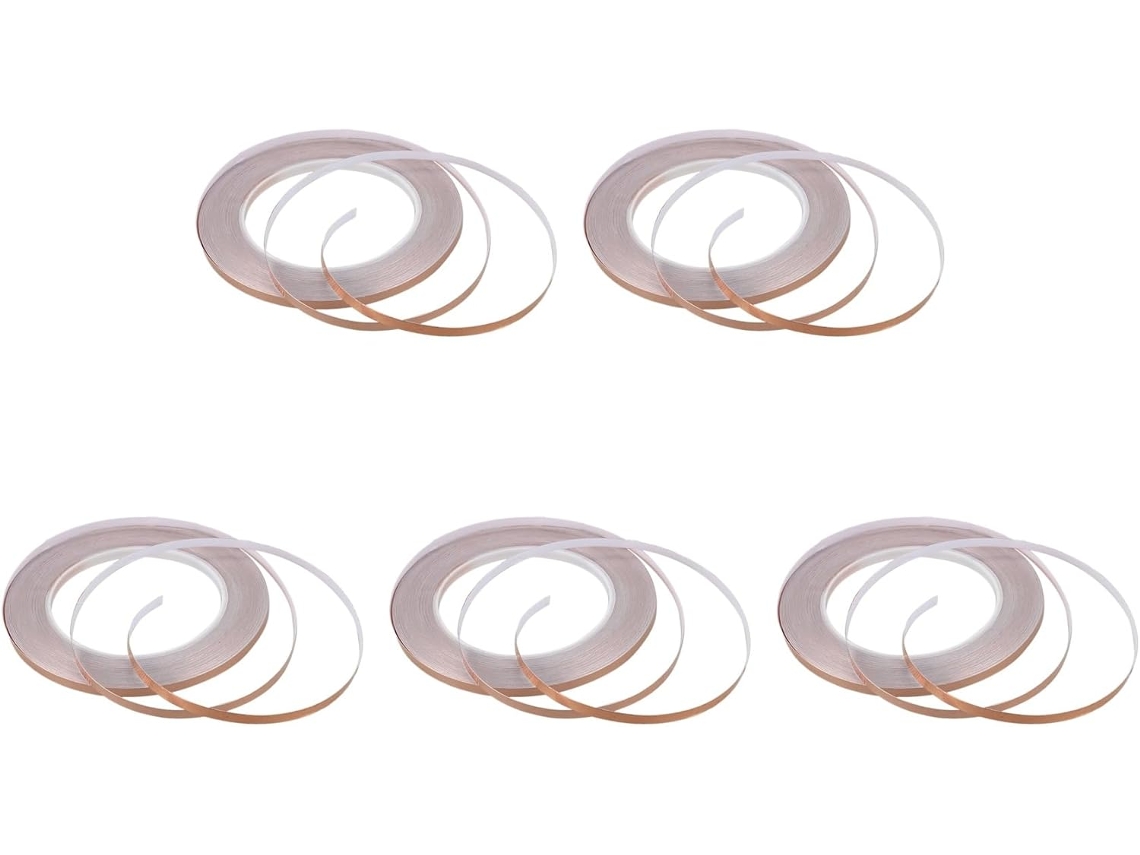 5 Rollos De Cable Conductor De Cobre De 5 Mm X 30 M Con Blindaje Wfr