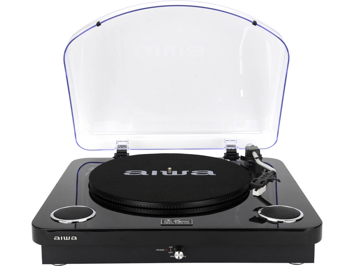 Tocadiscos AIWA GBTUR-120BKMKII (Automático - 33 1/3 - 45 - 78)