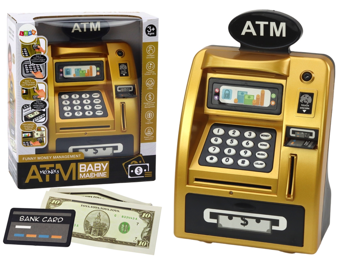 Alcancía ATM para niños que aprenden a ahorrar Ouro Preto B.active