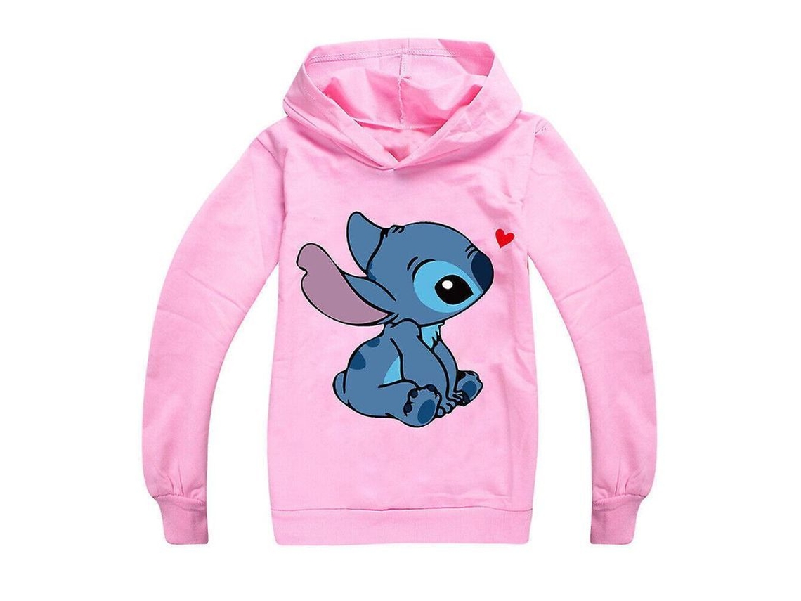 2026-sudaderas Con Capucha Para Niños Niñas 7-14 Años Lilo Y Stitch Manga Larga Regalos