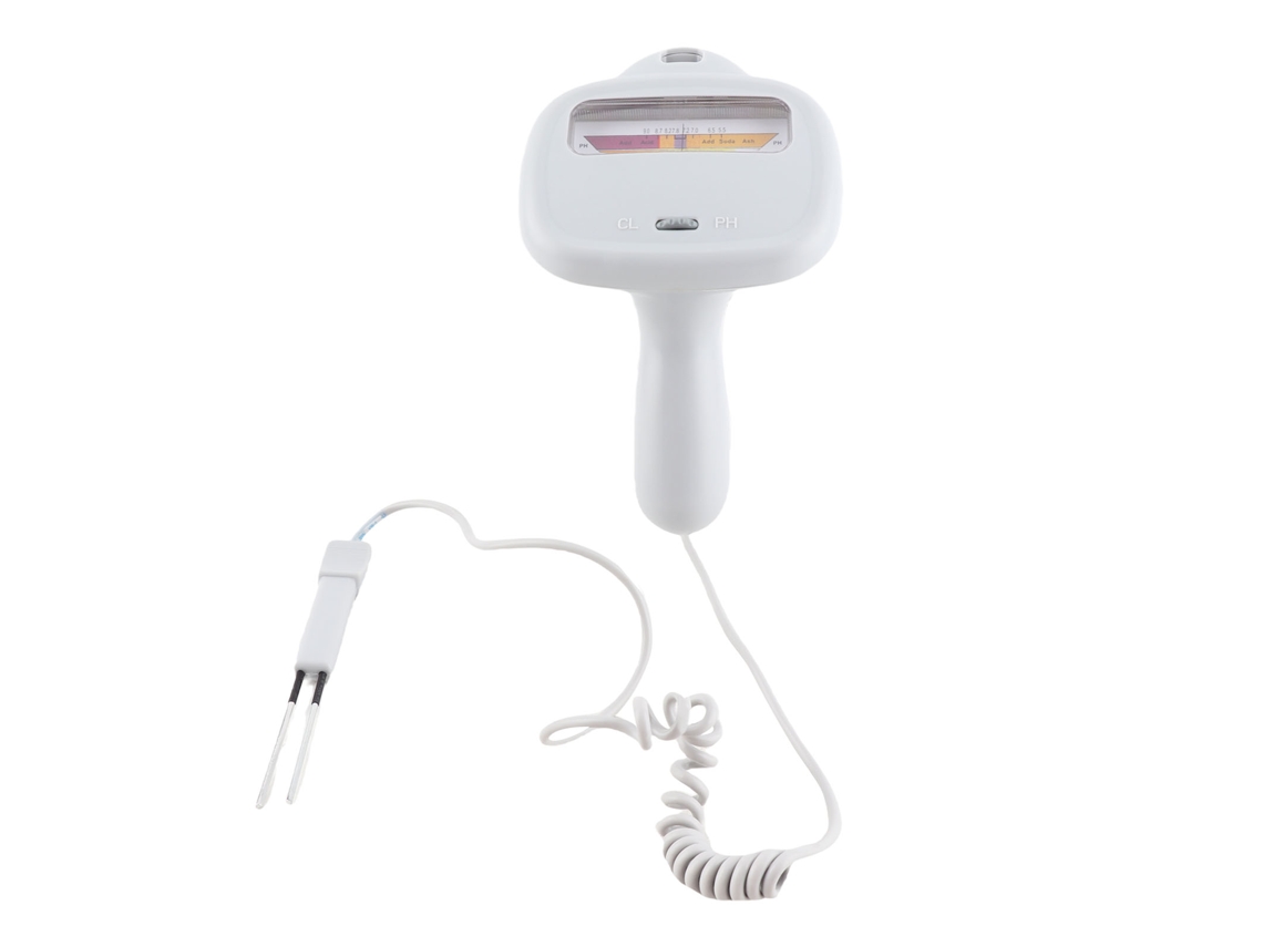 Medidor de cloro y pH PC 102, analizador portátil de calidad del agua para piscinas y spas.