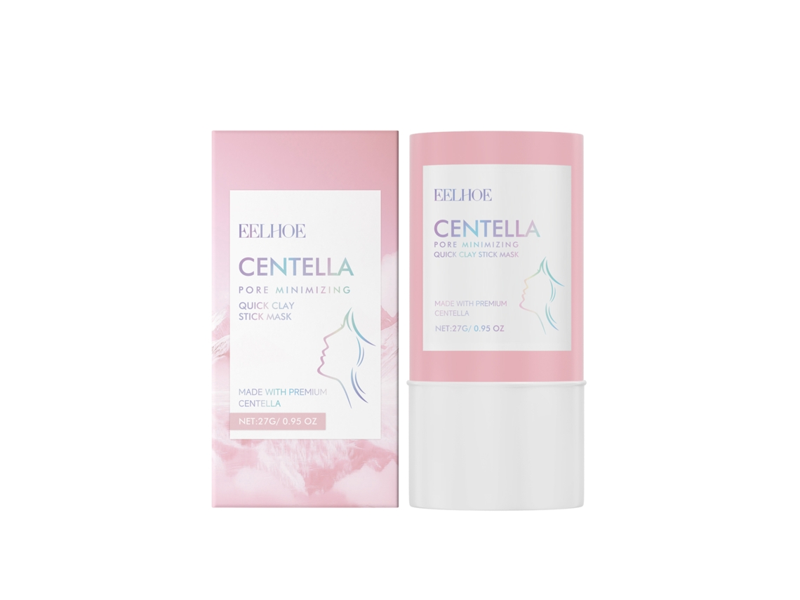 Mascarilla de arcilla con limpiador, Centella asiática, en barra.