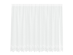 Maison Exclusive - Cortina De Encaje Con Cortinas Floral 180 X 300 Cm Poliéster