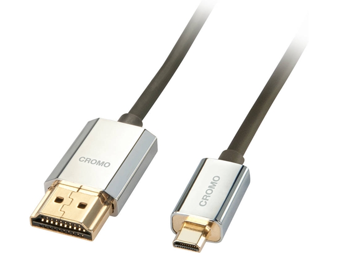 Cable HDMI LINDY (Micro HDMI D - Negro)