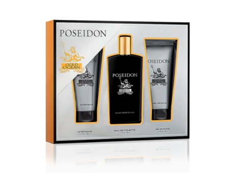 Conjunto POSEIDON Gold Ocean para Hombres 3 Unidades 3 Pz