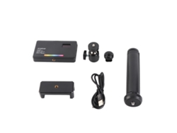 2026-luz Led Rgb Ajustable, Luz De Video Portátil, Mini Lámpara De Fotografía Para Cámara Dslr