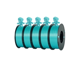 Filamento para impresora 3D, PLA Silk, capacidad multicolor, seda verde individual