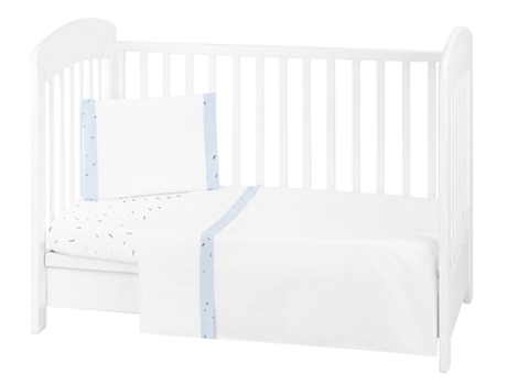Juego De Cama 3 Piezas 60X120Cm Oso Conmigo Azul KIKKA BOO