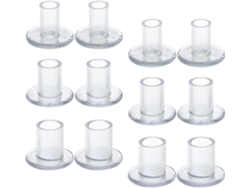 Rebe-6 Pares Protectoras De Tacones Altos 3 Tallas S/m/l Para Bodas Y Exteriores Prevención De Resbalones Y Ruido