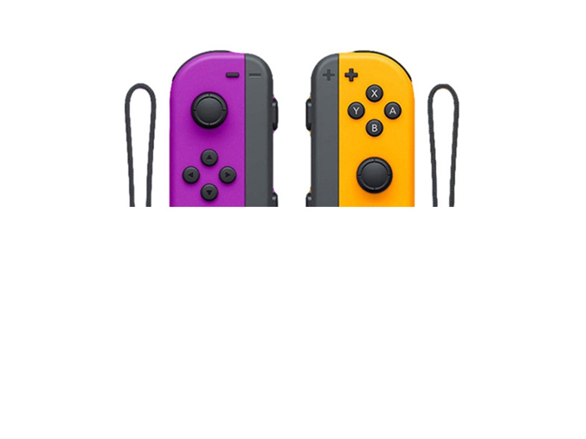 Control con interruptor, controles izquierdo y derecho, diseño clásico Bluetooth en color rojo y amarillo YUNZII (incluye un par de muñequeras)
