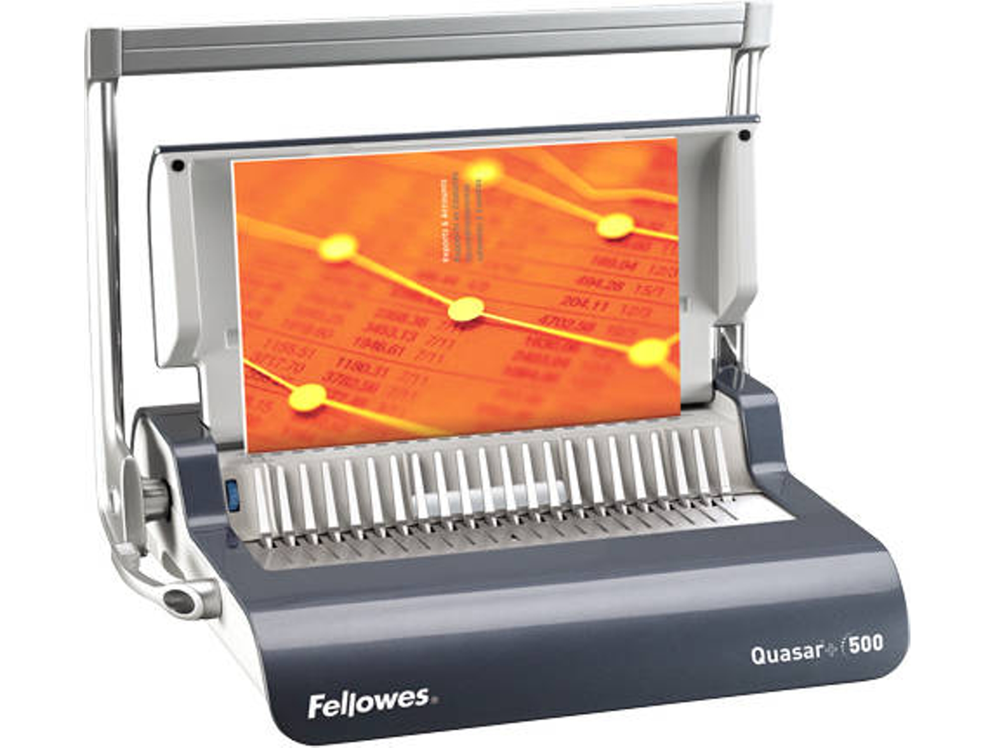 Encuadernadora Manual FELLOWES Quasar+ 500  (A4 - 500 Hojas)