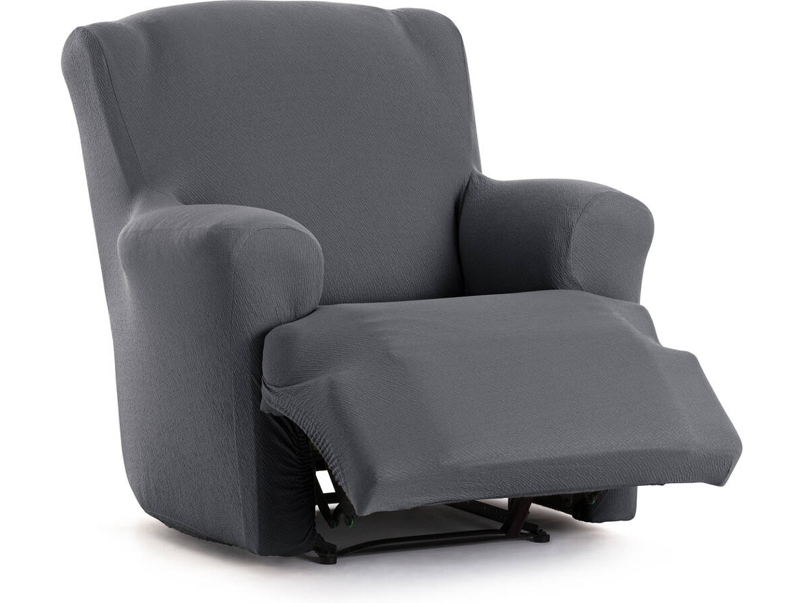 Funda de Sillón Relax XL EYSA Premium Bronx Tejido Multielástico (90 x 80 x 100 cm - Poliéster - Gris Oscuro)