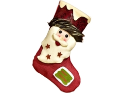 Meia de Natal Grande, Sacola de Presente de Natal 37cm para Doces Biscoitos Chocolate