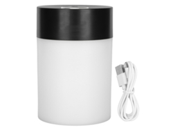 Humidificador (protección De Apagado Automático, Luz Nocturna Ambiental) Estrella Simple Hogar Pequeño Escritorio Oficina Dormitorio Usb Gran Capacidad Negro