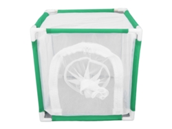 Jaula portátil para mariposas con puerta de manga