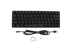Teclado Mecânico 64 Teclas Rgb Sem Fio 2.4g Bt3.0 5.0 Com Fio Type C Switch Marrom Preto Ergonomico