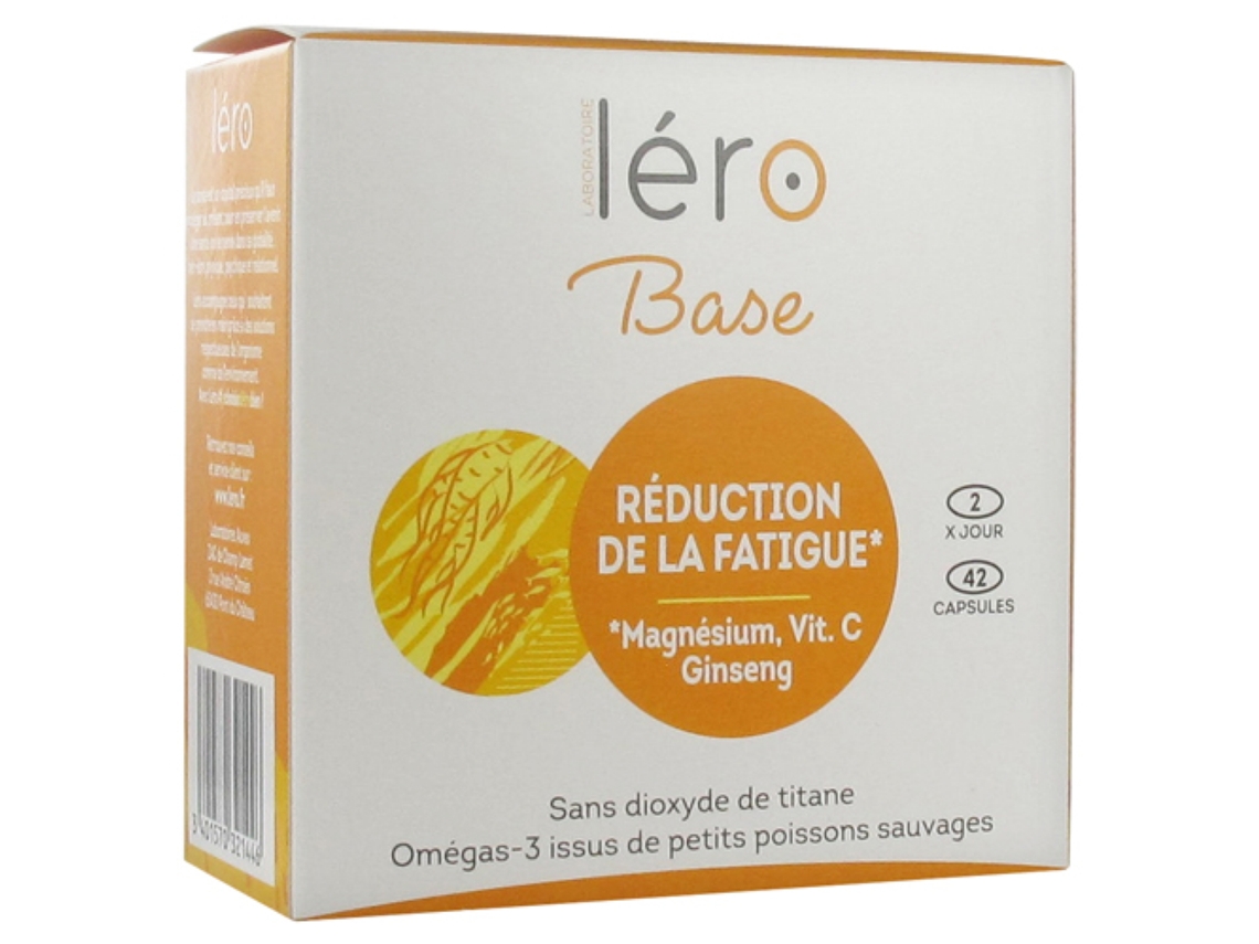 Base Reducción de La Fatiga 42 Cápsulas LÉRO