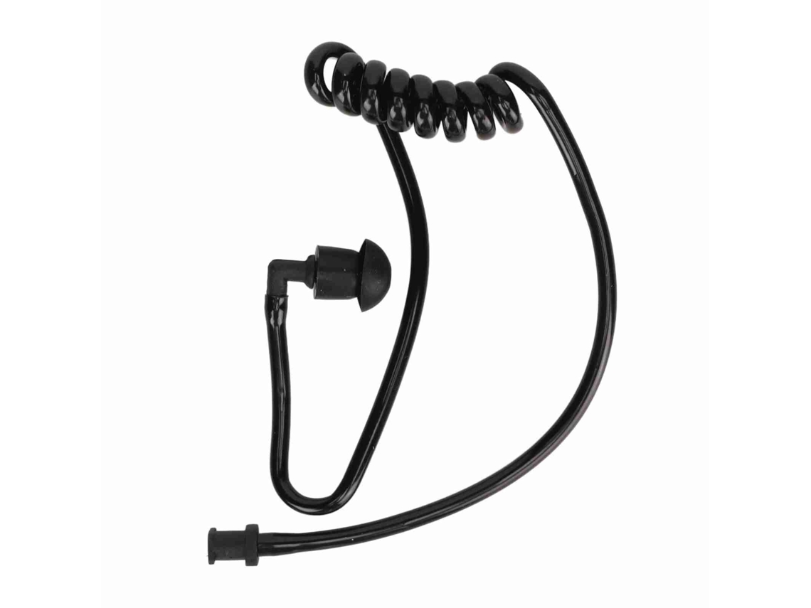 Tubo Acústico Con Adaptador Para El Oído Para Radios Bidireccionales Motorola, Kenwood, Icom Y Baofeng - Negro
