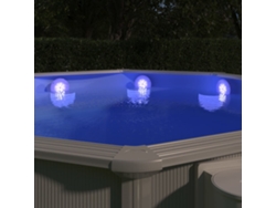 Lámpara Luz LED para Piscina Sumergible/Flotante con Control Remoto Multicolor