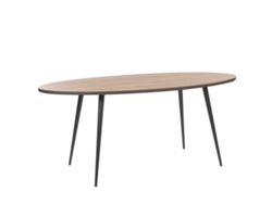 Mesa de comedor BELIANI Ottawa de MDF Madera oscura 90x180x76