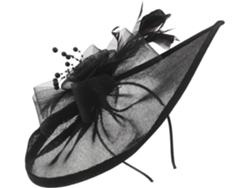 Tocado Retro Para Mujer Con Velo De Malla Y Pluma, Accesorio Para Cóctel De Boda.